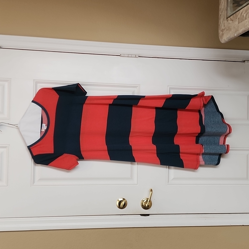 Lularoe OG Retired Carly swing dress with high/low hem